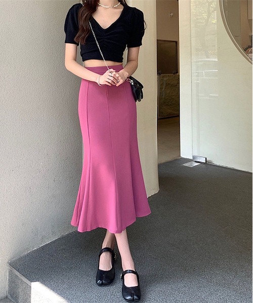 MAISON DE THERESE(メゾン ド テレーズ)の「マーメイドスカート(スカート・レディース・ブラック/ホワイト/ローズ・S/L/M)」の12枚目の写真