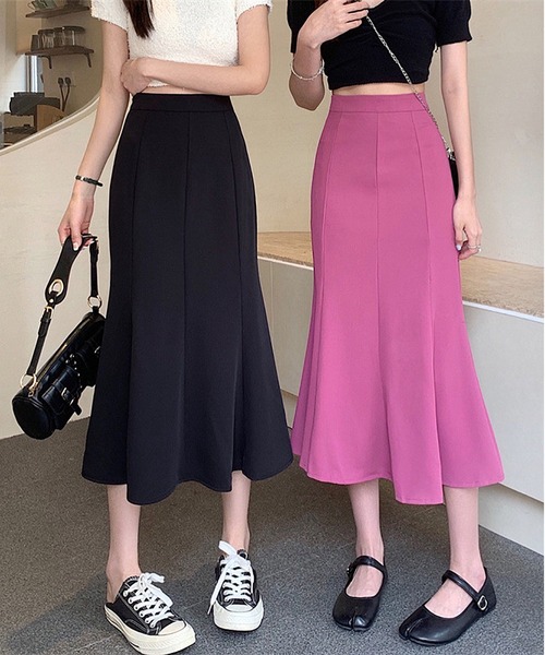 MAISON DE THERESE(メゾン ド テレーズ)の「マーメイドスカート(スカート・レディース・ブラック/ホワイト/ローズ・S/L/M)」の8枚目の写真