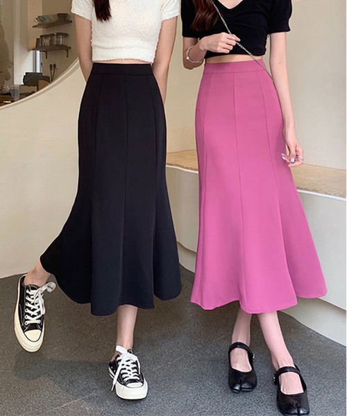 MAISON DE THERESE(メゾン ド テレーズ)の「マーメイドスカート(スカート・レディース・ブラック/ホワイト/ローズ・S/L/M)」の9枚目の写真