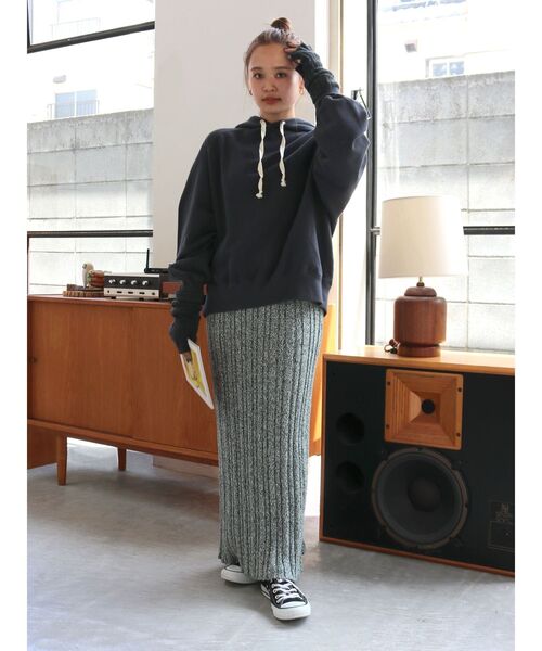 Ungrid（アングリッド）の「メランジリブニットスカート（スカート・レディース・レッド/グリーン・FREE）」の20枚目の写真