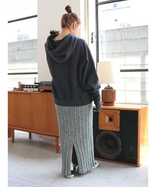 Ungrid（アングリッド）の「メランジリブニットスカート（スカート・レディース・レッド/グリーン・FREE）」の19枚目の写真