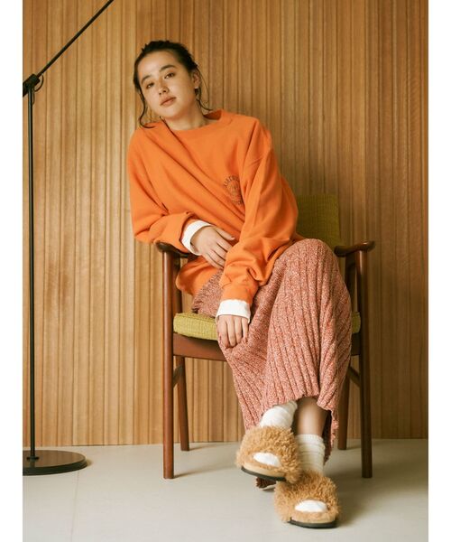 Ungrid（アングリッド）の「メランジリブニットスカート（スカート・レディース・レッド/グリーン・FREE）」の14枚目の写真