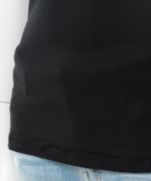atONE(アットワン)の「atONE コットンフライス半袖Tシャツ(Tシャツ/カットソー・レディース・ブラック/杢グレー/チャコールグレー/ネイビー/オフホワイト・4L/LL/3L/L/M)」の15枚目の写真