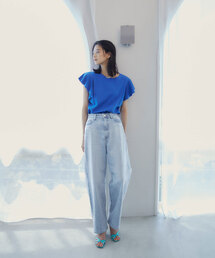 【YANUK/ヤヌーク】Joan Loose Straight denim
