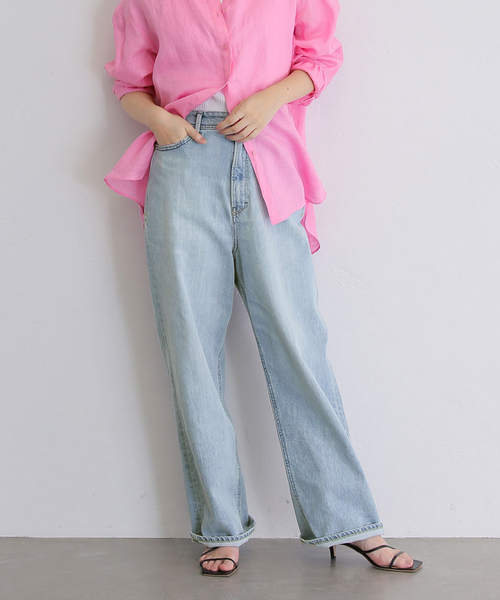 La TOTALITE（ラトータリテ）の「【YANUK/ヤヌーク】Joan Loose Straight denim（デニムパンツ・レディース・ブルー系その他・23/24/25）」の20枚目の写真