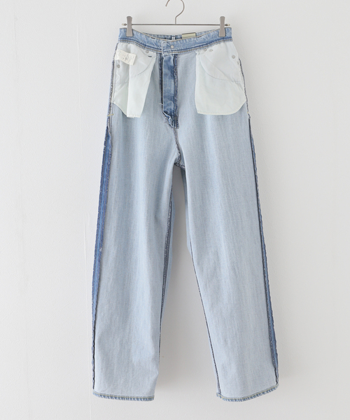 La TOTALITE（ラトータリテ）の「【YANUK/ヤヌーク】Joan Loose Straight denim（デニムパンツ・レディース・ブルー系その他・23/24/25）」の4枚目の写真