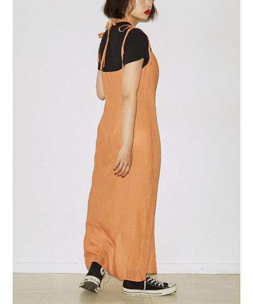 jouetie（ジュエティ）の「ホルターネックキャミワンピース（ワンピース・レディース・ブラック/オレンジ/ブルー・MEDIUM）」の7枚目の写真