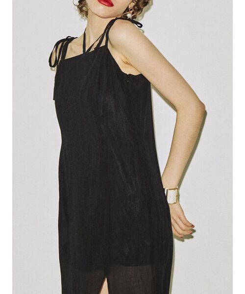 jouetie（ジュエティ）の「ホルターネックキャミワンピース（ワンピース・レディース・ブラック/オレンジ/ブルー・MEDIUM）」の15枚目の写真