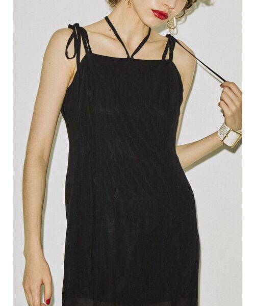 jouetie（ジュエティ）の「ホルターネックキャミワンピース（ワンピース・レディース・ブラック/オレンジ/ブルー・MEDIUM）」の16枚目の写真