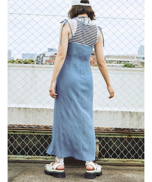 jouetie（ジュエティ）の「ホルターネックキャミワンピース（ワンピース・レディース・ブラック/オレンジ/ブルー・MEDIUM）」の18枚目の写真