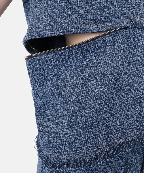 LE CIEL BLEU（ルシェルブルー）の「ツイードノースリーブトップ