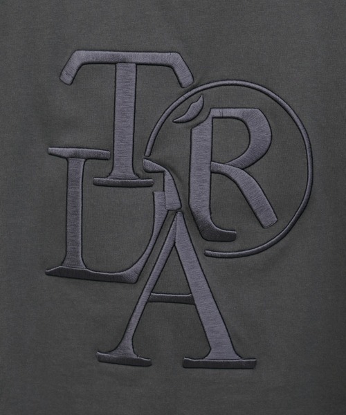LARUTA(ラルータ)の「【LARUTA】厚盛ロゴ刺繍T(Tシャツ/カットソー・レディース・チャコールグレー/ブラウン/ベージュ/オフホワイト・FREE)」の14枚目の写真