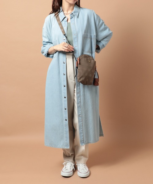 toleur（トーラ）の「【toleur】ナイロンドットミニサコッシュ 11859（ショルダーバッグ・レディース・ブラック/キャメル/カーキ/グレイッシュベージュ/パープル/マスタード/ライトグリーン/アイボリー/ライトグレー・FREE）」の17枚目の写真