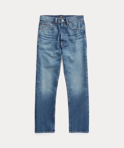 POLO RALPH LAUREN（ポロ ラルフ ローレン）の「ハイライズ リラックスド ストレート クロップ ジーンズ（デニムパンツ・レディース・ブルー・24R/25R/26R/27R/28R/29R）」の4枚目の写真