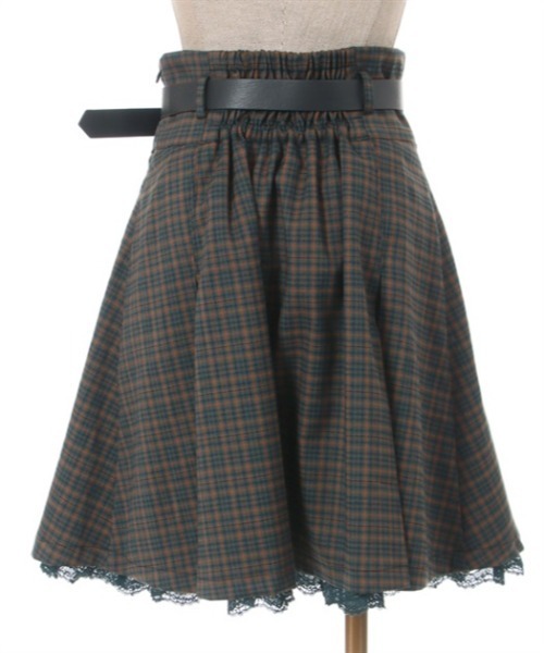 axes femme POETIQUEレトロ喫茶ベルト付スカート レトロ喫茶ベルト付スカート | outlet | axes femme online shop
