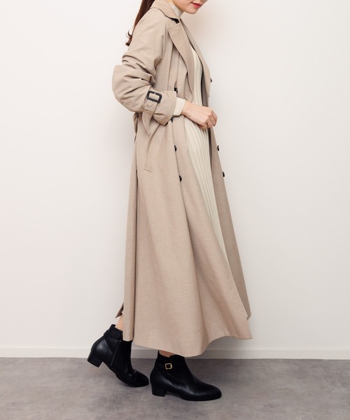 卑弥呼（ヒミコ）の「【Made in Japan】【撥水】ベルトデザインブーツ/633403（ブーツ・レディース・グレー/ブラック/ブラウン/ベージュ・23.0cm/23.5cm/25.0cm/22.5cm/24.0cm/25.5cm/24.5cm/22.0cm/21.5cm/26.0cm）」の5枚目の写真