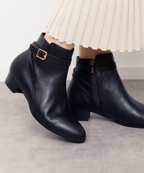 卑弥呼（ヒミコ）の「【Made in Japan】【撥水】ベルトデザインブーツ/633403（ブーツ・レディース・グレー/ブラック/ブラウン/ベージュ・23.0cm/23.5cm/25.0cm/22.5cm/24.0cm/25.5cm/24.5cm/22.0cm/21.5cm/26.0cm）」の9枚目の写真