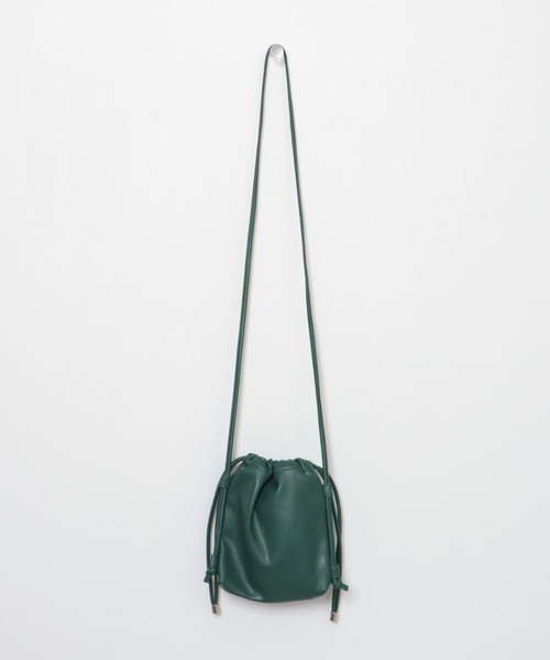 SENSE OF PLACE by URBAN RESEARCH（センスオブプレイスバイアーバンリサーチ）の「『ユニセックス』フェイクレザーコードキンチャクショルダー（ショルダーバッグ・メンズ・グリーン/ブラック/ダークブラウン・ONE）」の11枚目の写真