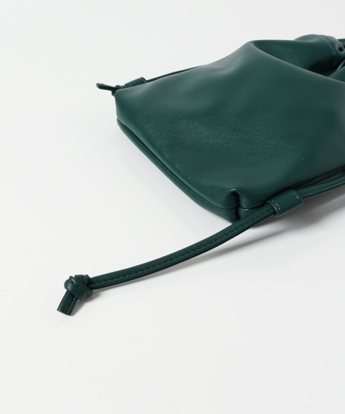 SENSE OF PLACE by URBAN RESEARCH（センスオブプレイスバイアーバンリサーチ）の「『ユニセックス』フェイクレザーコードキンチャクショルダー（ショルダーバッグ・メンズ・グリーン/ブラック/ダークブラウン・ONE）」の20枚目の写真