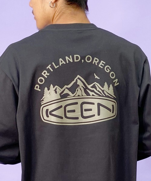 KEEN(キーン)の「【ムラサキスポーツ限定】KEEN/キーン ロンT バックプリント 吸汗速乾 サスティナブル 1028954/1028955/1028956(Tシャツ/カットソー・メンズ・ブラック/ベージュ/ホワイト・XL/L/M/S)」の12枚目の写真