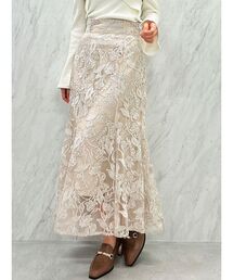 dazzlin | リーフフラワーレーススカート(スカート)
