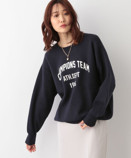 メル85316 ❤️セール❤️685【グラデーションブラック光沢ピコティ】 GLOBAL WORK（グローバルワーク）の「メルティロゴプルオーバー