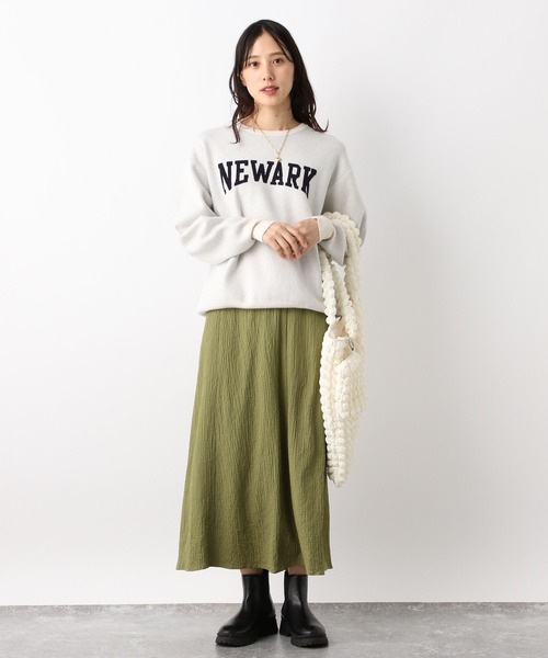 GLOBAL WORK（グローバルワーク）の「メルティロゴプルオーバー/906664（ニット/セーター・レディース・グレー系その他2/ネイビー系/ベージュ系その他/ベージュ系その他4/ホワイト系その他/グレー系その他・LARGE/MEDIUM）」の18枚目の写真