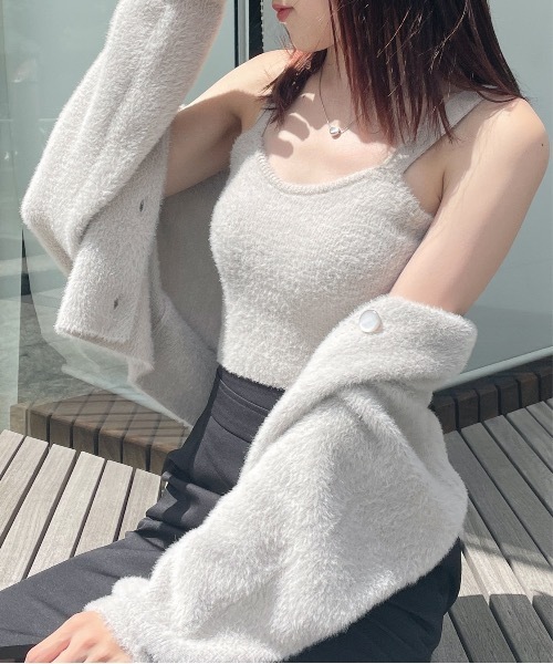 フェザーキャミソール フェザージャガードキャミソール|allureville OFFICIAL SITE