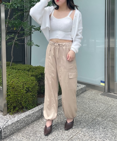 one way（ワンウェイ）の「フェザーキャミソール（キャミソール・レディース・ホワイト/レッド/ブラック/グレー/ピンク/ブルー・FREE）」の20枚目の写真