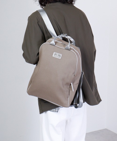 ROOTOTE（ルートート）の「ROOTOTE　コットンキャンバスバックパック＆トートバック（バックパック/リュック・メンズ・アイボリー/ブラック/カーキ・FREE）」の6枚目の写真