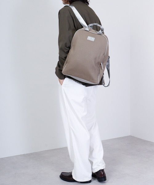 ROOTOTE（ルートート）の「ROOTOTE　コットンキャンバスバックパック＆トートバック（バックパック/リュック・メンズ・アイボリー/ブラック/カーキ・FREE）」の7枚目の写真