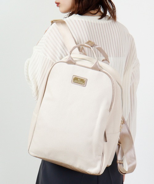 ROOTOTE（ルートート）の「ROOTOTE　コットンキャンバスバックパック＆トートバック（バックパック/リュック・メンズ・アイボリー/ブラック/カーキ・FREE）」の8枚目の写真