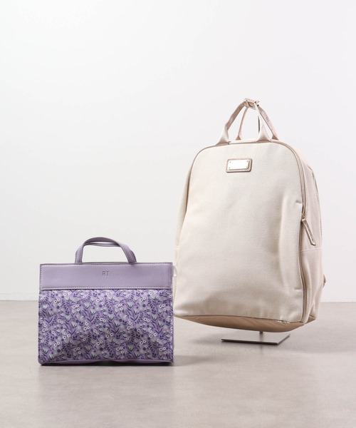 ROOTOTE（ルートート）の「ROOTOTE　コットンキャンバスバックパック＆トートバック（バックパック/リュック・メンズ・アイボリー/ブラック/カーキ・FREE）」の12枚目の写真