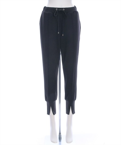 clear（クリア）の「裾スリットピンタックイージースウェットパンツ[低身長用サイズ有]≪2024AW≫（スウェットパンツ・レディース・ブラック/グレイッシュベージュ/グレー・F/XS）」の18枚目の写真