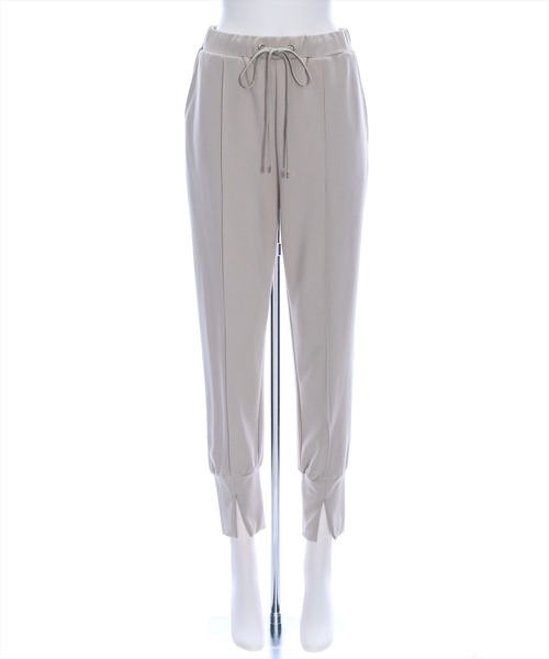 clear（クリア）の「裾スリットピンタックイージースウェットパンツ[低身長用サイズ有]≪2024AW≫（スウェットパンツ・レディース・ブラック/グレイッシュベージュ/グレー・F/XS）」の20枚目の写真