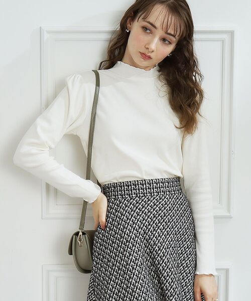 couture brooch（クチュールブローチ）の「◆メロウリブデザインTOPS（Tシャツ/カットソー・レディース・ブラック/ピンク/オフホワイト・38/40/42）」の2枚目の写真