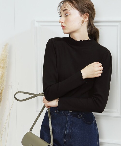 couture brooch（クチュールブローチ）の「◆メロウリブデザインTOPS（Tシャツ/カットソー・レディース・ブラック/ピンク/オフホワイト・38/40/42）」の3枚目の写真