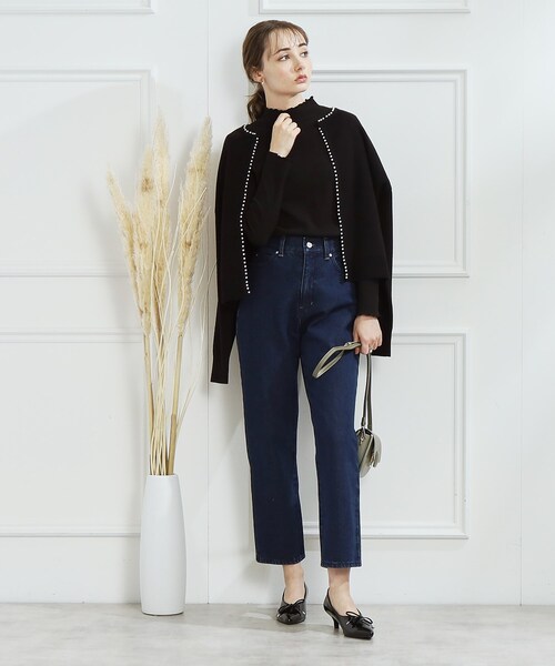 couture brooch（クチュールブローチ）の「◆メロウリブデザインTOPS（Tシャツ/カットソー・レディース・ブラック/ピンク/オフホワイト・38/40/42）」の10枚目の写真