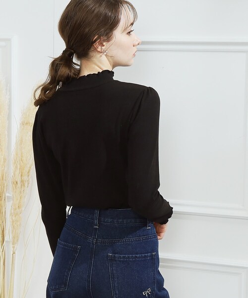 couture brooch（クチュールブローチ）の「◆メロウリブデザインTOPS（Tシャツ/カットソー・レディース・ブラック/ピンク/オフホワイト・38/40/42）」の18枚目の写真