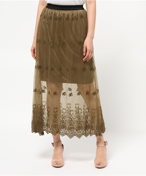 Chico（チコ）の「アソートマキシスカート（スカート・レディース・カーキ/その他18/ホワイト・FREE）」の11枚目の写真