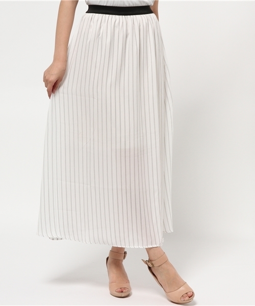 Chico（チコ）の「アソートマキシスカート（スカート・レディース・カーキ/その他18/ホワイト・FREE）」の3枚目の写真