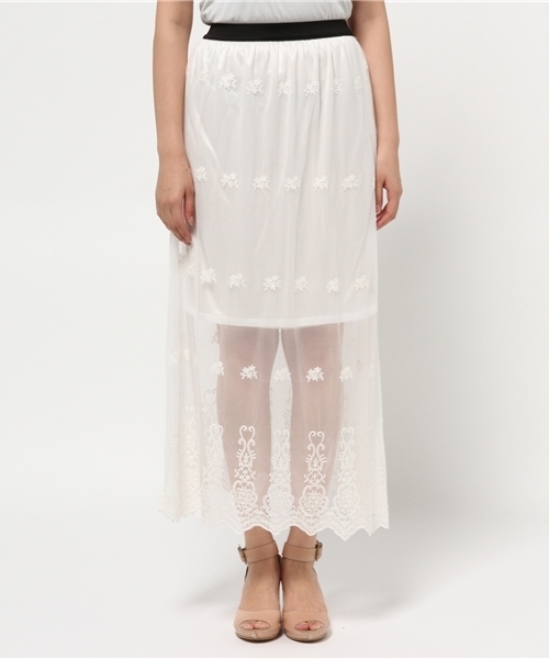 Chico（チコ）の「アソートマキシスカート（スカート・レディース・カーキ/その他18/ホワイト・FREE）」の12枚目の写真