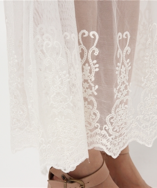 Chico（チコ）の「アソートマキシスカート（スカート・レディース・カーキ/その他18/ホワイト・FREE）」の7枚目の写真