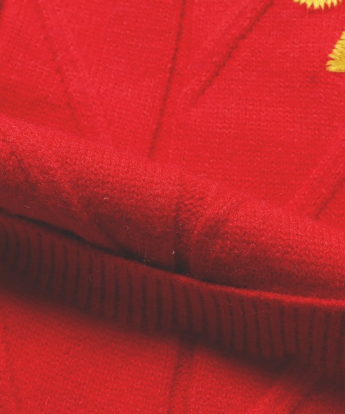 ROOPTOKYO(ループトウキョウ)の「カラフルパッチワークニットカーディガン(カーディガン/ボレロ・レディース・ホワイト/ピンク/レッド・FREE)」の11枚目の写真