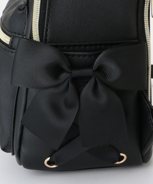 LOVETOXIC（ラブトキシック）の「レースアップミニリュック（バックパック/リュック・キッズ・ブラック/サックスブルー/アイボリー・FREE）」の9枚目の写真