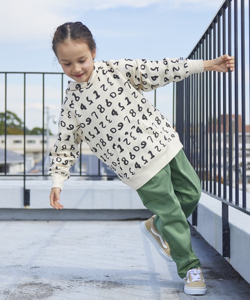 HOGAN RANCH WEAR(ホーガンランチウエア)の「ソウガラパーカー(80~130cm)(パーカー・キッズ・ネイビー/ベージュ/オフホワイト・100/90/110/95/80/130/120)」の8枚目の写真