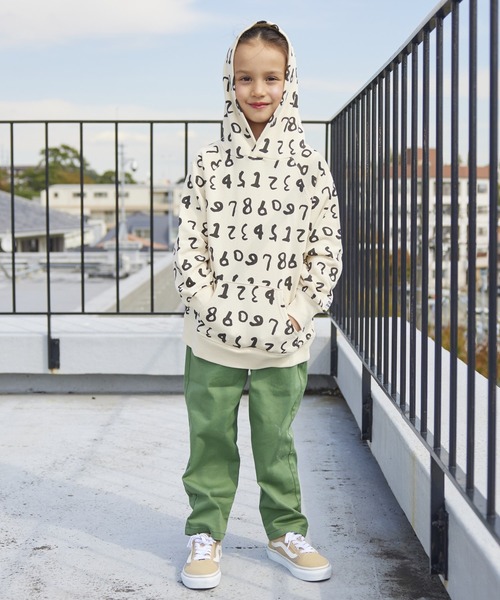 HOGAN RANCH WEAR(ホーガンランチウエア)の「ソウガラパーカー(80~130cm)(パーカー・キッズ・ネイビー/ベージュ/オフホワイト・100/90/110/95/80/130/120)」の7枚目の写真