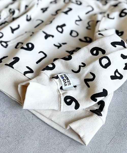 HOGAN RANCH WEAR(ホーガンランチウエア)の「ソウガラパーカー(80~130cm)(パーカー・キッズ・ネイビー/ベージュ/オフホワイト・100/90/110/95/80/130/120)」の5枚目の写真