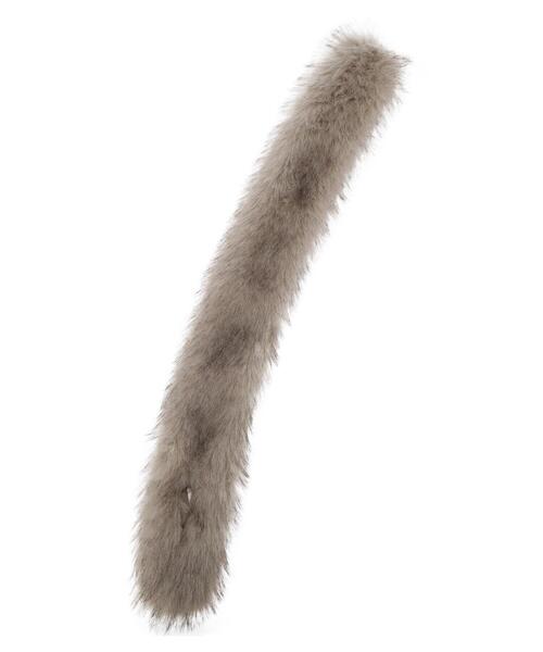 earth music&ecology(アースミュージックアンドエコロジー)の「ファーティペット(ストール/ショール・レディース・アイボリー/ベージュ・FREE)」の11枚目の写真