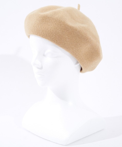 an meets zakka(アンミツザッカ)の「an meets zakka ソフトフェルトベレー帽(ハンチング/ベレー帽・レディース・C/G/A/B/F/D/I/E/H・ONE SIZE)」の2枚目の写真